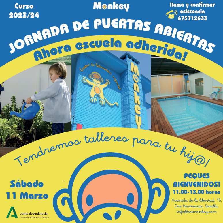 Jornada Puertas Abiertas: 11 Marzo Jornada Puertas Abiertas: 11 Marzo