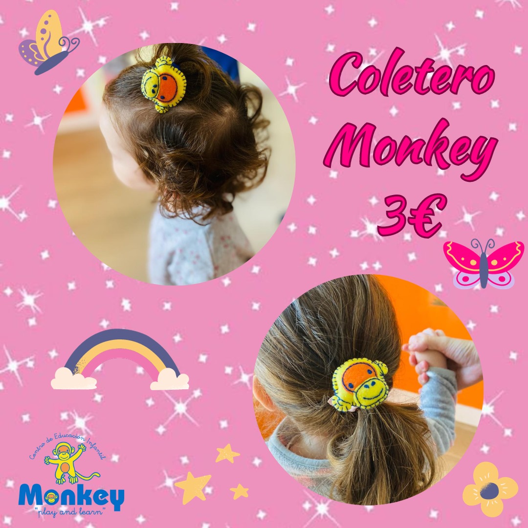 Coletero Monkey para princesas. Coletero Monkey para princesas.