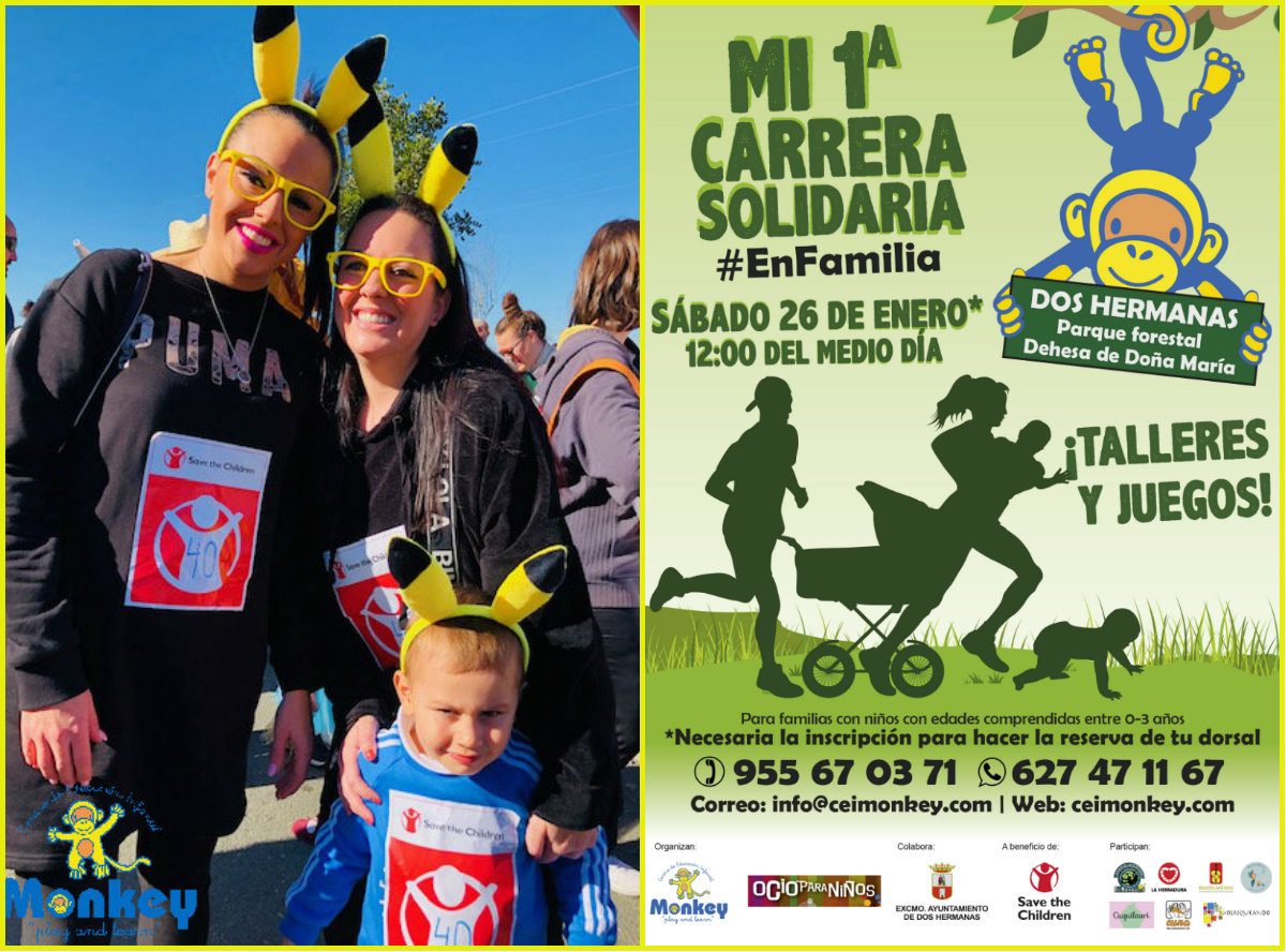 Mi 1ª Carrera Solidaria En Familia de Dos Hermanas, todo un exito