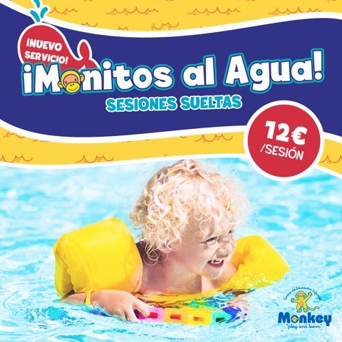 ¡Nueva sesión de Monitos al Agua! ¡Nueva sesión de Monitos al Agua!