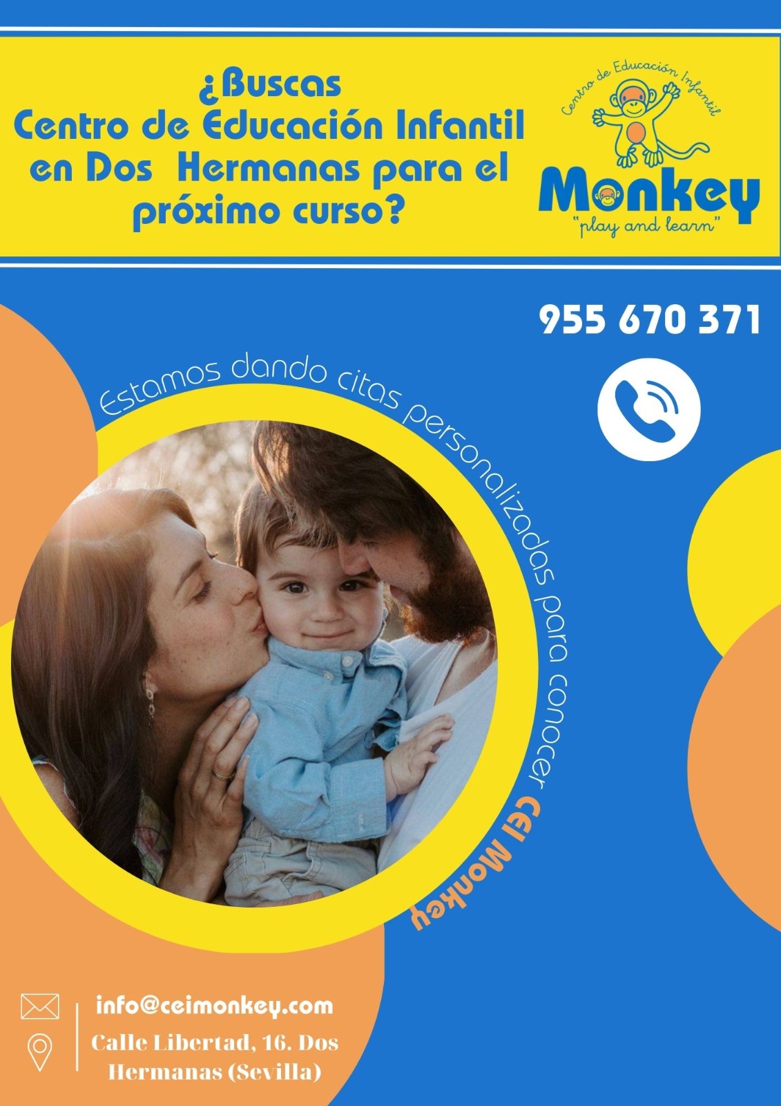 Citas personalizadas para conocer el centro Citas personalizadas para conocer el centro