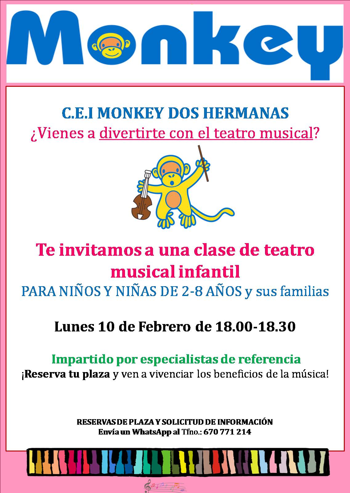 ¿Quieres asisitir a una demostración de clase de teatro para niñ@s completamente gratuita? 