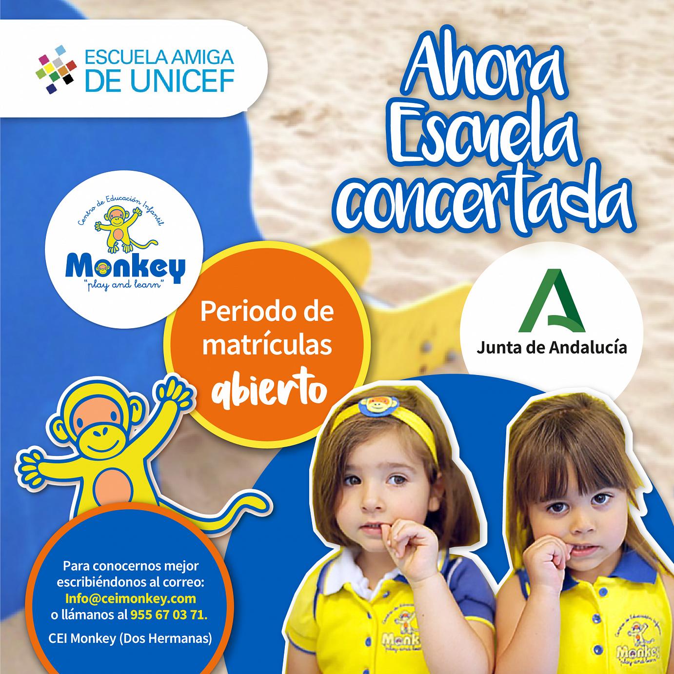 Mañana 1 de abril comenzamos a recoger documentación para próximo curso. CEI Monkey Dos Hermanas Mañana 1 de abril comenzamos a recoger documentación para próximo curso. CEI Monkey Dos Hermanas