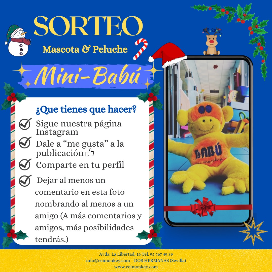 Participa en el sorteo de nuestra mascota Mini-Babú Participa en el sorteo de nuestra mascota Mini-Babú